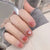 12 Sizes-24 Pcs Press On Nails R335
