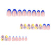 12 Sizes-24 Pcs Press On Nails JP3965