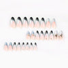 12 Sizes-24 Pcs Press On Nails JP2255