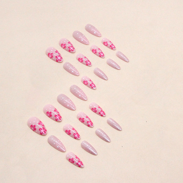 12 Sizes-24 Pcs Press On Nails W884