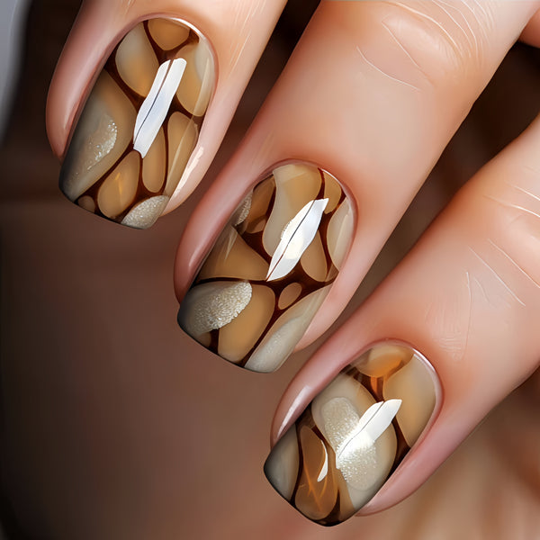 12 Sizes-24 Pcs Press On Nails Y836