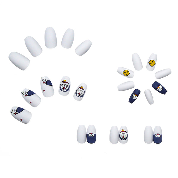 12 Sizes-24 Pcs Press On Nails R261