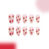12 Sizes-24 Pcs Press On Nails C353