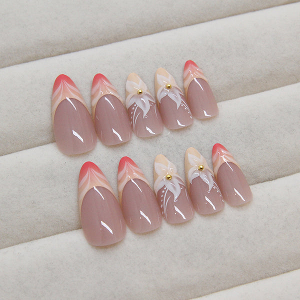 12 Sizes-24 Pcs Press On Nails Z903
