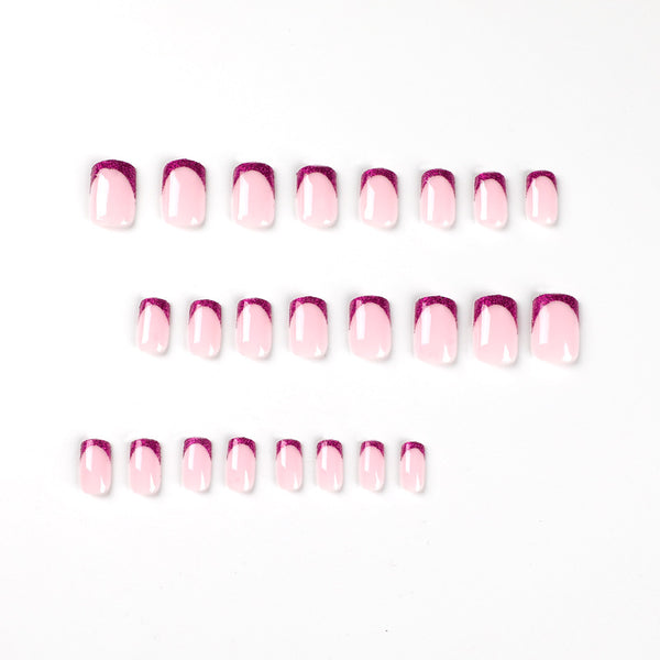 12 Sizes-24 Pcs Press On Nails JP2285