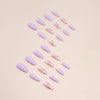 12 Sizes-24 Pcs Press On Nails W893