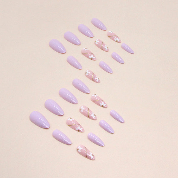 12 Sizes-24 Pcs Press On Nails W893