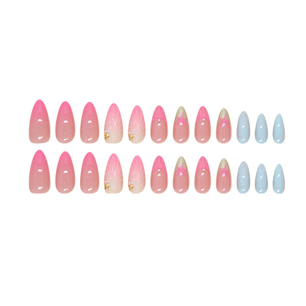 12 Sizes-24 Pcs Press On Nails Z919