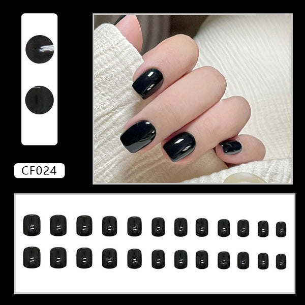 12 Sizes-24 Pcs Press On Nails CF024