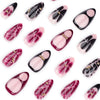 12 Sizes-24 Pcs Press On Nails JP3696