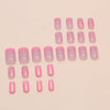 12 Sizes-24 Pcs Press On Nails W1732