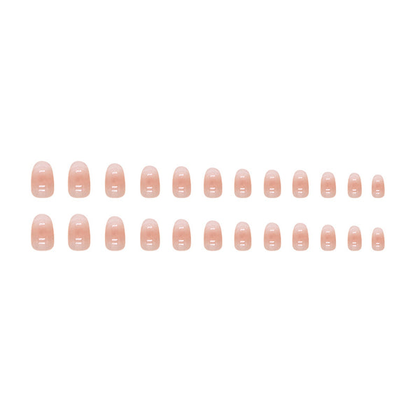 12 Sizes-24 Pcs Press On Nails W1495