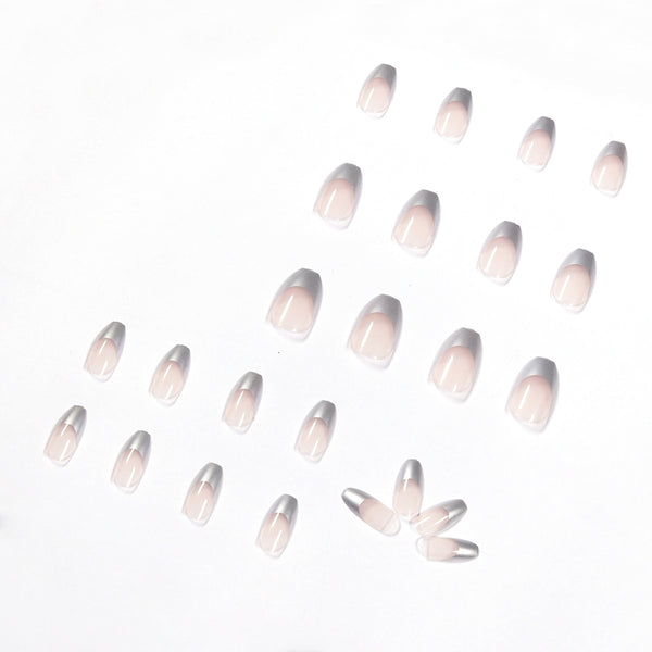 12 Sizes-24 Pcs Press On Nails JP1098