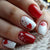 12 Sizes-24 Pcs Press On Nails Y1587