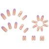 12 Sizes-24 Pcs Press On Nails W093