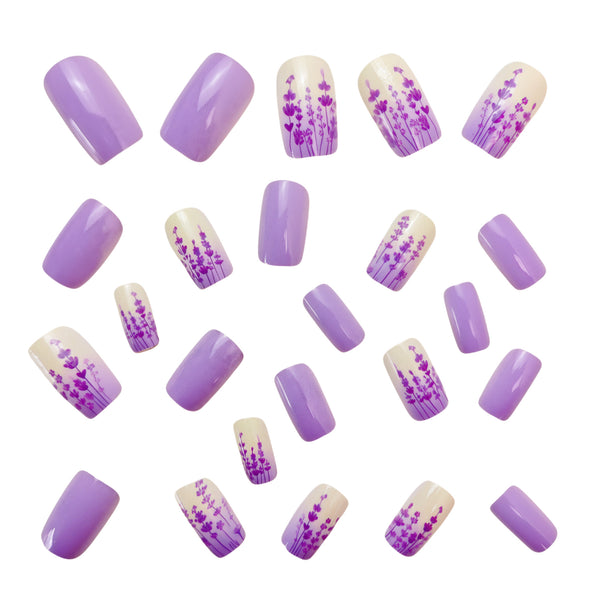 12 Sizes-24 Pcs Press On Nails Y580-2