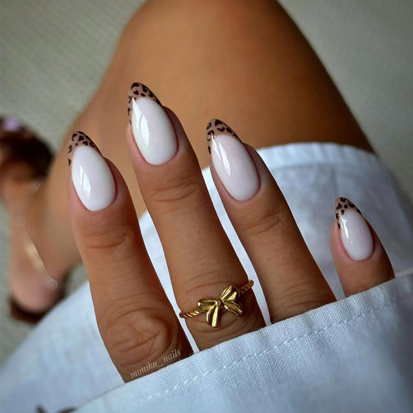 12 Sizes-24 Pcs Press On Nails BZ1417