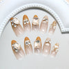 12 Sizes-24 Pcs Press On Nails Z1043