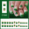 12 Sizes-24 Pcs Press On Nails C1563