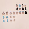 12 Sizes-24 Pcs Press On Nails W2132