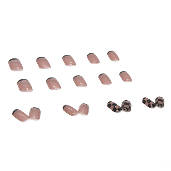 12 Sizes-24 Pcs Press On Nails R266