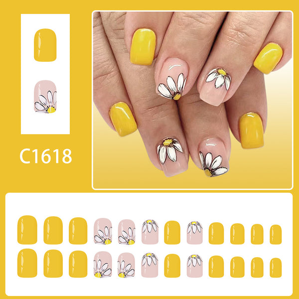 12 Sizes-24 Pcs Press On Nails C802