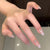 12 Sizes-24 Pcs Press On Nails Z895