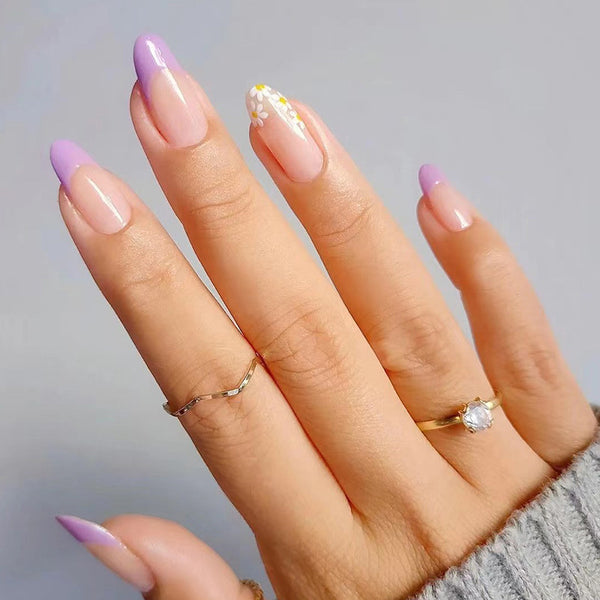 12 Sizes-24 Pcs Press On Nails JP3121