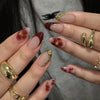 12 Sizes-24 Pcs Press On Nails JP3874