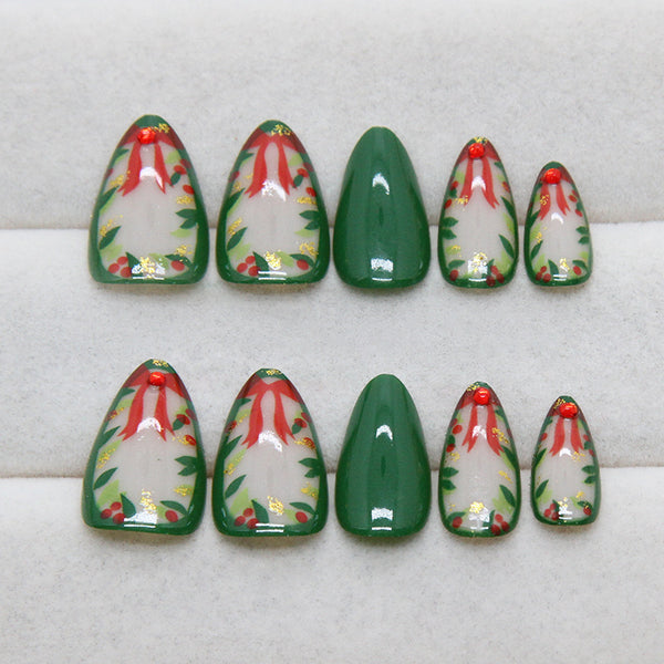 12 Sizes-24 Pcs Press On Nails Z1005