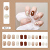 12 Sizes-24 Pcs Press On Nails R314