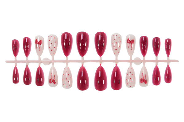 12 Sizes-24 Pcs Press On Nails HYC-YY-1016
