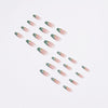 12 Sizes-24 Pcs Press On Nails JP1428