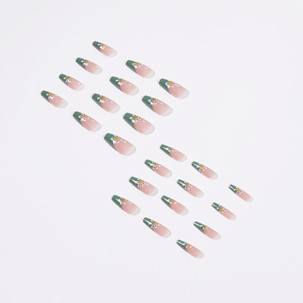 12 Sizes-24 Pcs Press On Nails JP1428