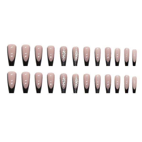 12 Sizes-24 Pcs Press On Nails Z595