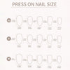 15 Sizes-30 Pcs Press On Nails Ombre-1-30pcs