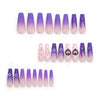 12 Sizes-24 Pcs Press On Nails JP2867