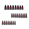 12 Sizes-24 Pcs Press On Nails JP4191