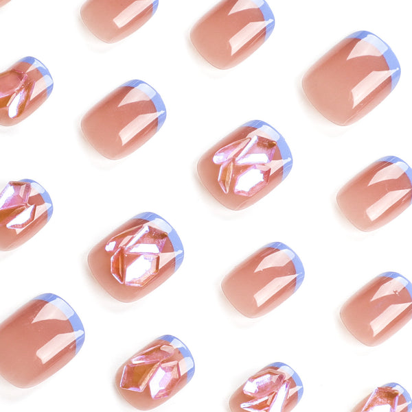 12 Sizes-24 Pcs Press On Nails JP2942