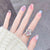 12 Sizes-24 Pcs Press On Nails R726