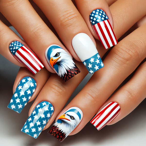 12 Sizes-24 Pcs Press On Nails Y738
