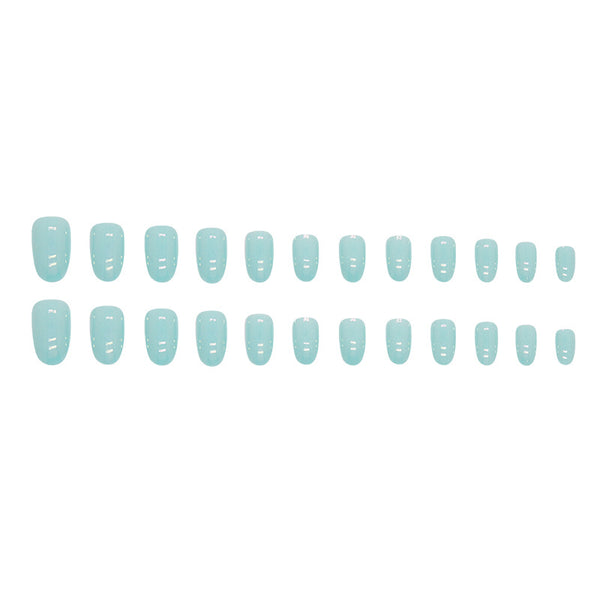 12 Sizes-24 Pcs Press On Nails W1396