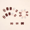 12 Sizes-24 Pcs Press On Nails R708