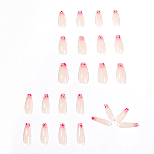 12 Sizes-24 Pcs Press On Nails JP1097
