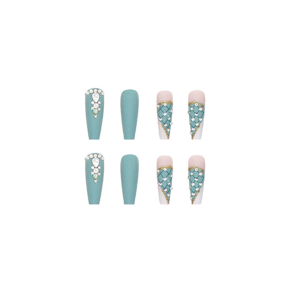 12 Sizes-24 Pcs Press On Nails Z335