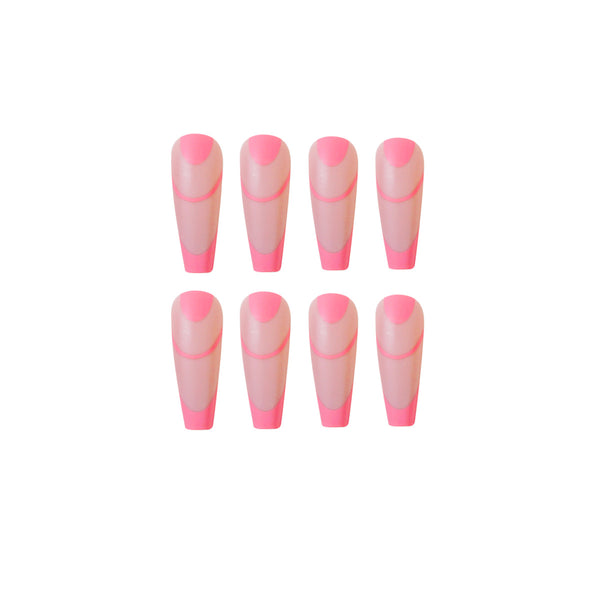 12 Sizes-24 Pcs Press On Nails JP1007