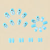 12 Sizes-24 Pcs Press On Nails Y275