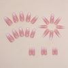 12 Sizes-24 Pcs Press On Nails W1219