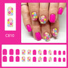 12 Sizes-24 Pcs Press On Nails C810