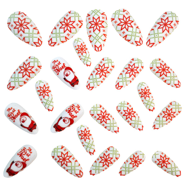 12 Sizes-24 Pcs Press On Nails Y1311